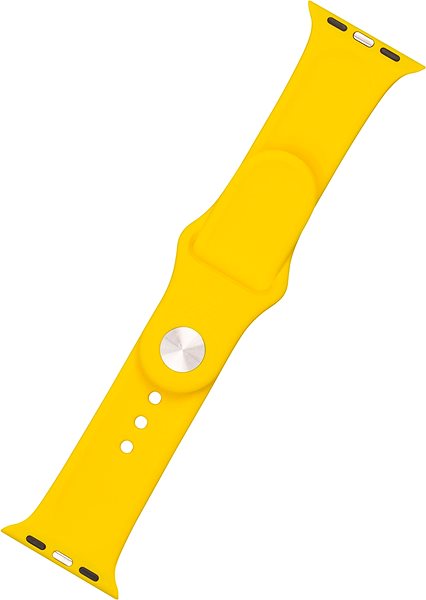 Szíj FIXED Silicone Strap SET 42/44/45/Ultra 49mm-es Apple Watch-hoz - sárga ...