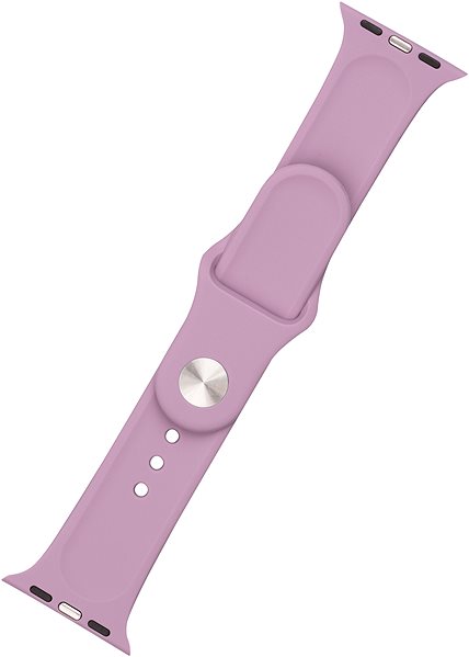 Remienok na hodinky FIXED Silicone Strap SET pre Apple Watch 38/40/41mm svetlo fialový ...