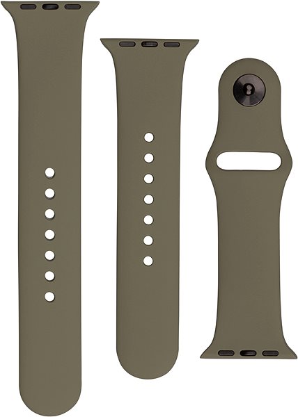 Armband FIXED Silicone Strap SET für Apple Watch 38/40/41mm - oliv ...