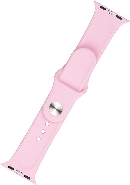 Szíj FIXED Silicone Strap SET Apple Watch 38/40/41 mm - világos rózsaszín ...
