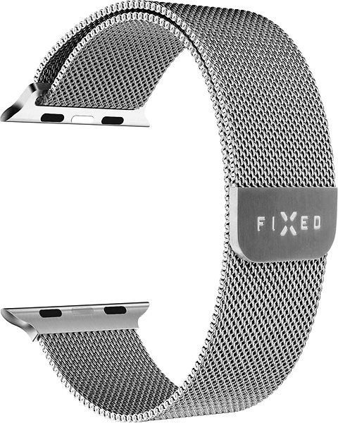 Řemínek FIXED Mesh Strap pro Apple Watch 42/44/45/Ultra 49mm stříbrný ...