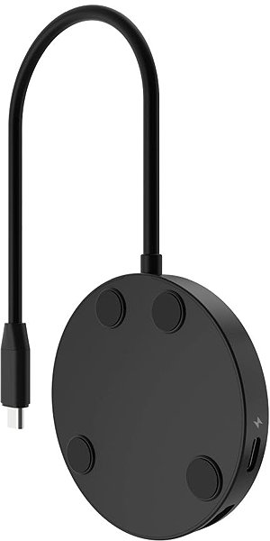 USB Hub FIXED MagHUB 7V1 with wireless charging and MagSafe support for laptops and tablets black ...