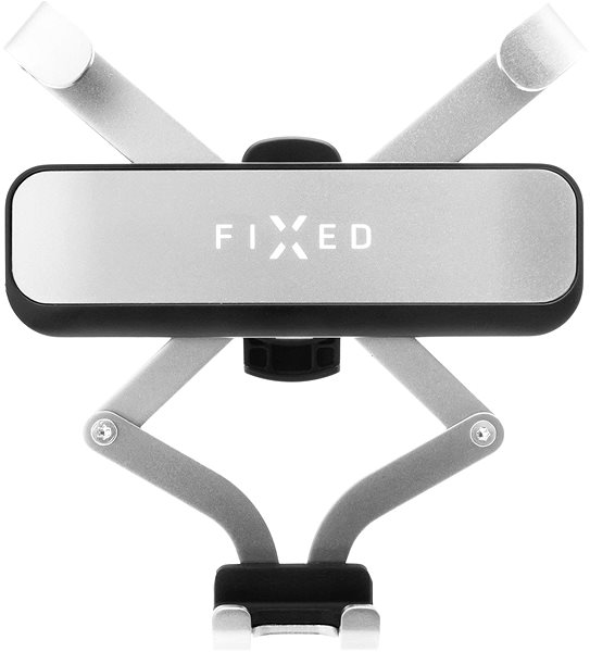 Phone Holder FIXED Gravity with grille or dashboard mount, silver ...