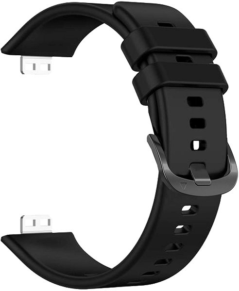 Remienok na hodinky FIXED Silicone Strap pre Huawei Watch FIT čierny ...