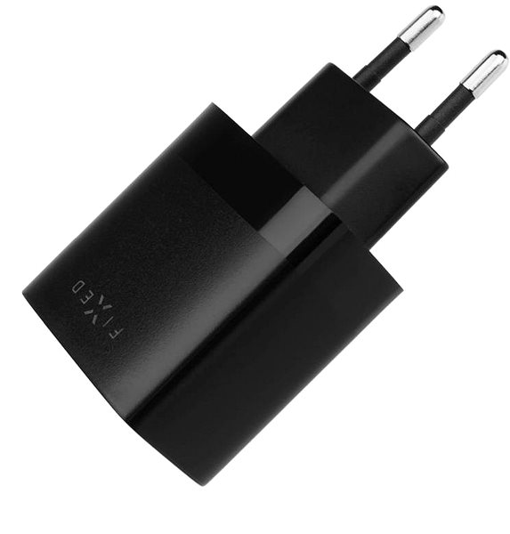 Töltő adapter FIXED Smart Rapid Charge töltőfej, 2× USB kimenet, USB/micro USB kábel, 1 m, 17 W, fekete ...