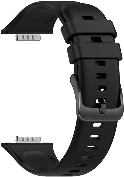 Řemínek FIXED Silicone Strap pro Huawei Watch FIT2 černý ...