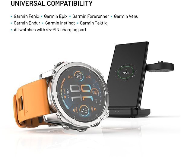 Nabíjecí stojánek FIXED Powerstation pro Garmin s bezdrátovým nabíjením až pro 3 zařízení černý ...