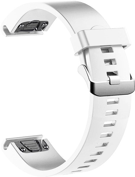 Armband FIXED Silikonarmband für Garmin QuickFit 20mm weiß ...