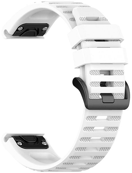 Szíj FIXED Silicone Strap Garmin QuickFit 22mm - fehér ...