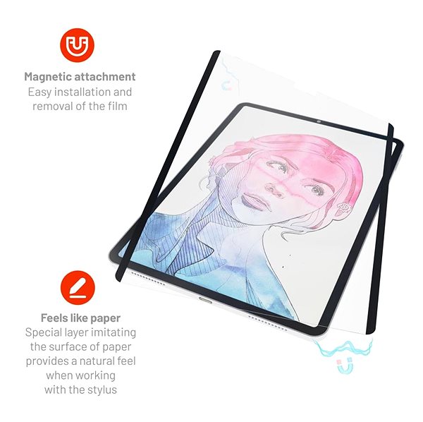 Védőfólia FIXED PaperFilm Removable Screen Protector iPad Pro 11