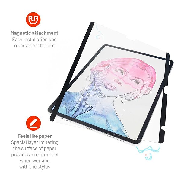 Schutzfolie FIXED PaperFilm Screen Removable Protector für Apple iPad Pro 11