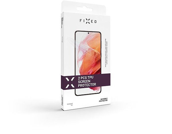 Schutzfolie FIXED Invisible Protector für Motorola Edge 50 5G 2 Stück im Pack ...