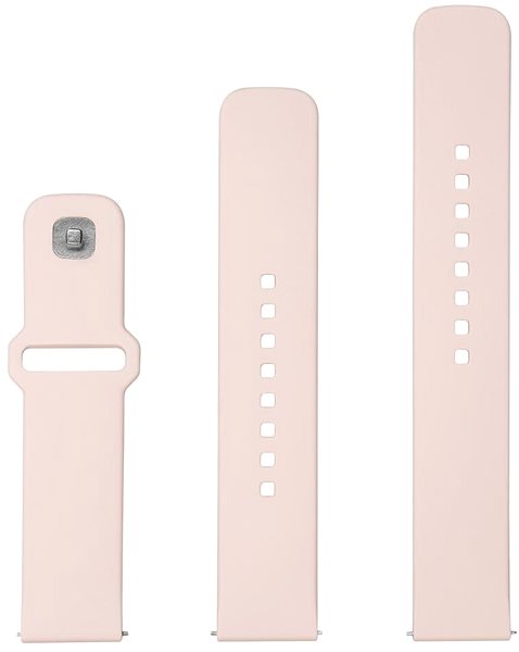 Armband FIXED Silikon-Sportarmband mit Schnellverschluss 22mm für Smartwatch rosa ...