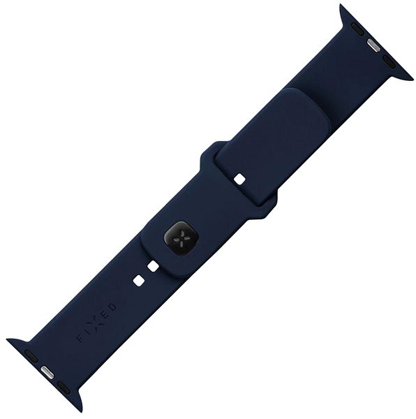 Szíj FIXED Silicone Sporty Strap Apple Watch 42/44/45mm - kék ...