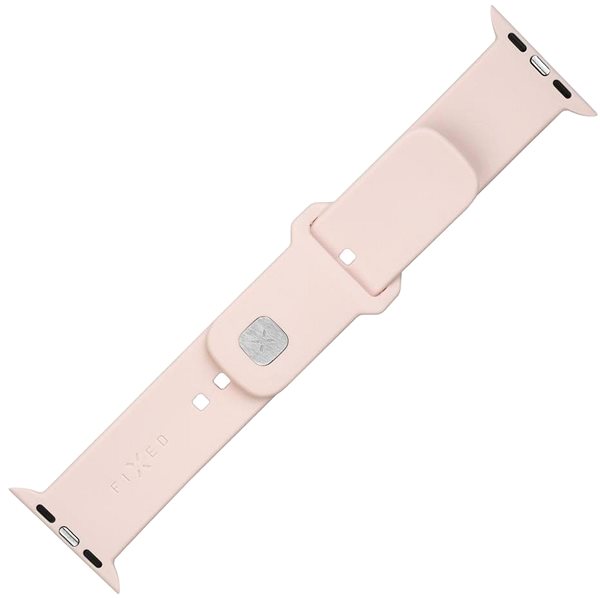 Remienok na hodinky FIXED Silicone Sporty Strap na Apple Watch 42/44/45 mm ružový ...