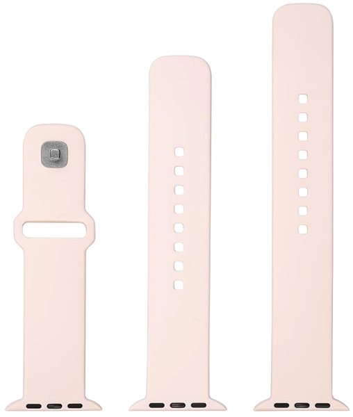 Armband FIXED Silikon-Sportarmband für Apple Watch 42/44/45mm rosa ...