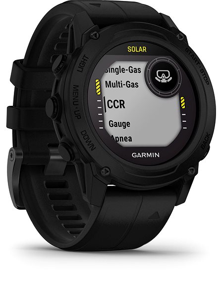 Smart Watch Garmin Descent G1 Solar Black Lateral view