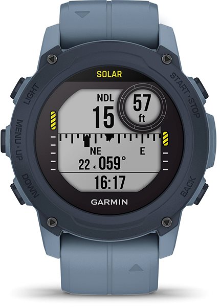 Smart Watch Garmin Descent G1 Solar Hurricane Blue Screen
