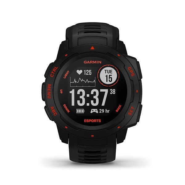 Smartwatch Garmin Instinct Black Lava e-Sport Edition Screen