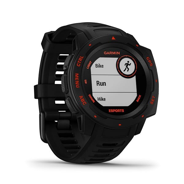 Smart Watch Garmin Instinct Black Lava Sports Edition Lateral view