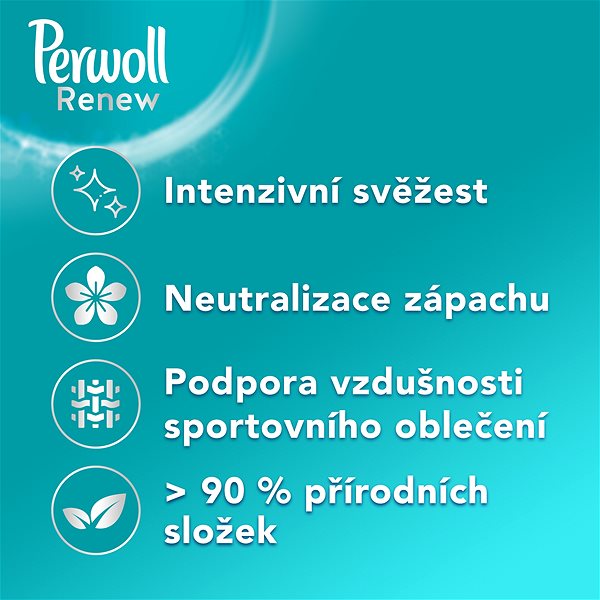 Prací gél PERWOLL Renew Sport & Refresh 1,98 l (36 praní) ...