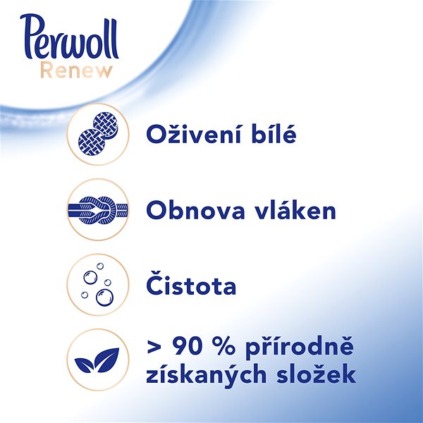 Prací gél PERWOLL Renew White 3,74 l (68 praní) ...