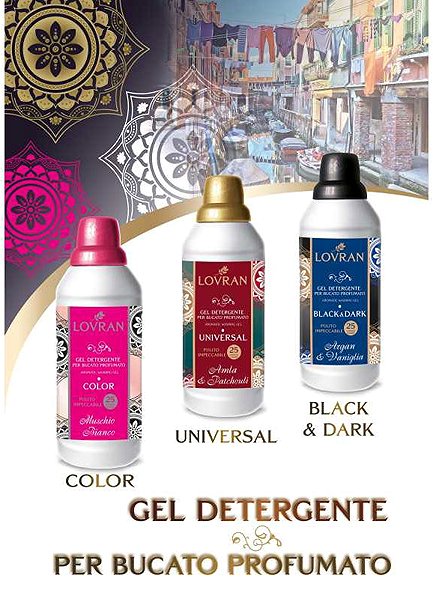 LOVRAN Black Argan & Vaniglia Washing Gel 1 l (25 washes) .