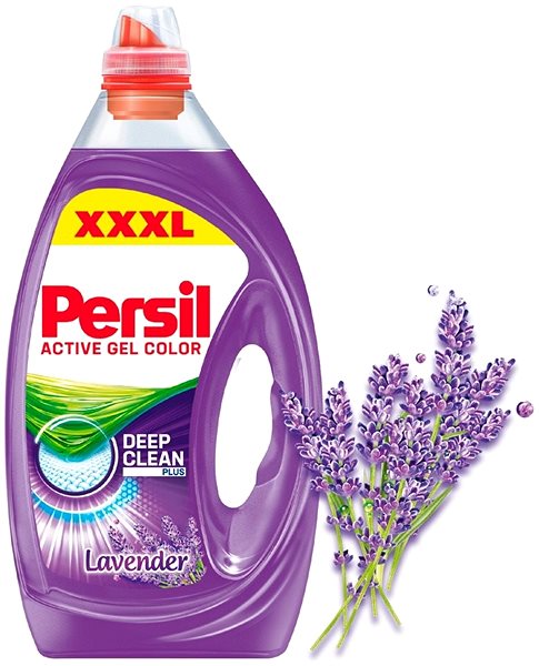 Mosógél PERSIL Deep Clean Plus Active Gel Lavender Freshness Color Mosógél 4 l, 80 mosás ...
