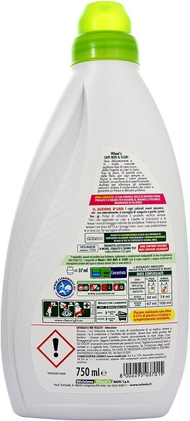 Eko prací gél WINNI' S na čierne prádlo 750 ml (15 praní) .