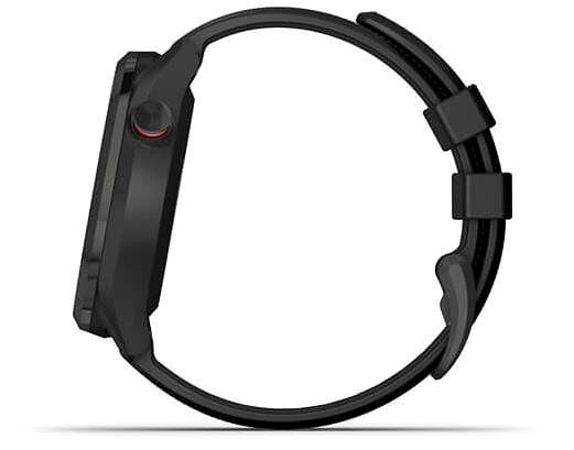 Smartwatch Garmin Approach S42 Gray/Black Silicone Band Seitlicher Anblick
