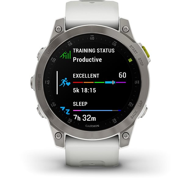 Smart Watch Garmin Epix Gen 2 Titanium/Carrera White Band Screen