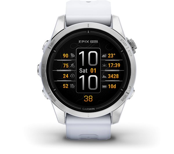 Smart Watch Garmin Epix Pro 42mm Silver/Whitestone Band ...