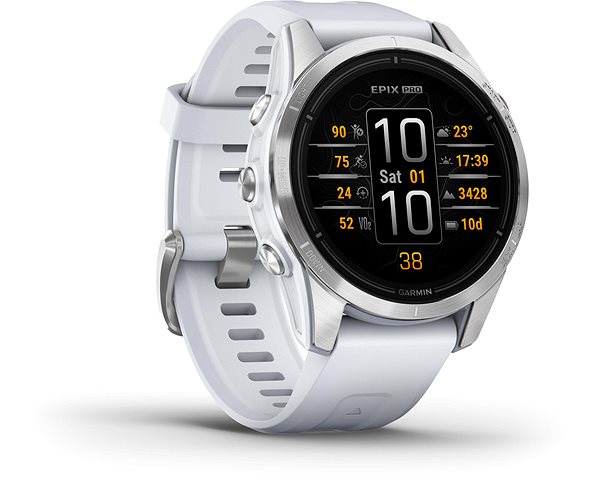 Smart Watch Garmin Epix Pro 42mm Silver/Whitestone Band ...
