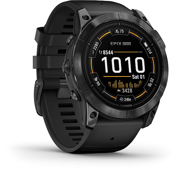 Smart Watch Garmin Epix Pro 51mm Slate Gray/Black Band ...