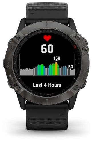 Smartwatch Garmin Fenix 6X Pro Sapphire Carbon Gray DLC/Black Band Screen