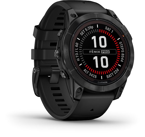 Smart Watch Garmin Fenix 7 Pro Gray/Black Band ...