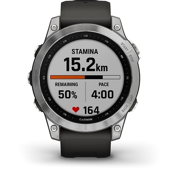 Smart Watch Garmin Fenix 7 Silver/Graphite Band Screen