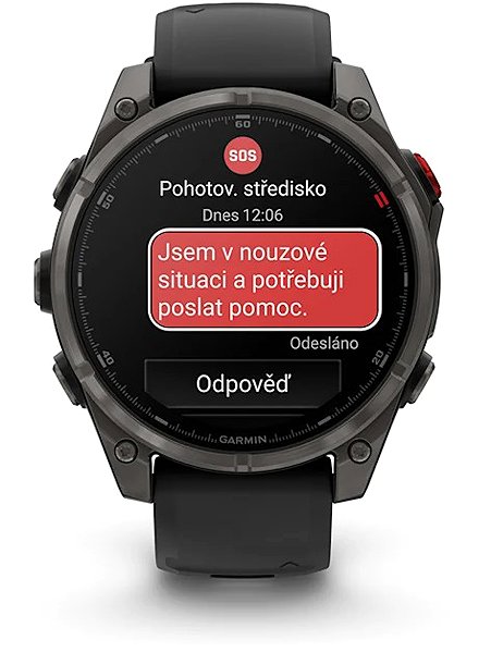 Smart Watch Garmin Fenix 8 Pro 47mm Sapphire Carbon Grey/Black ...