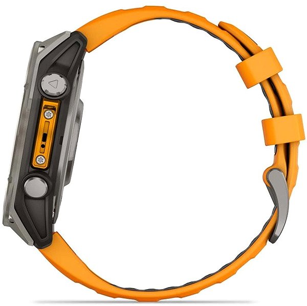 Smart Watch Garmin Fenix 8 47mm Sapphire Titanium Orange/Graphite ...