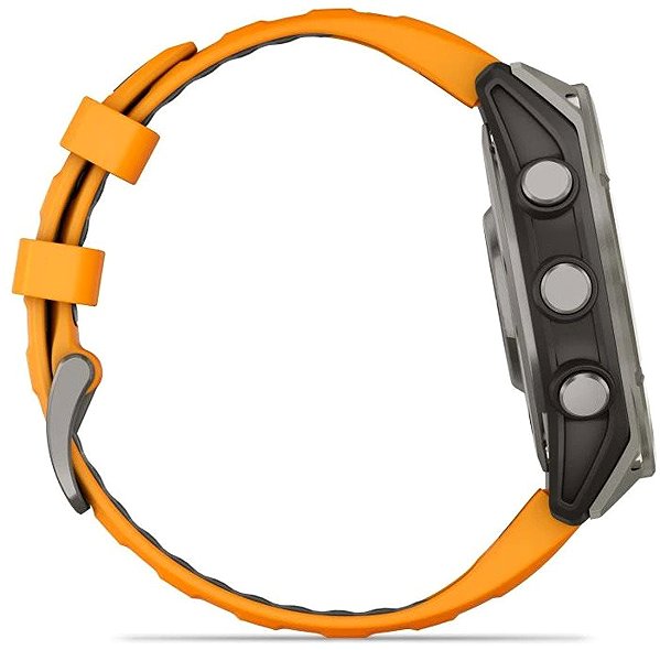 Smart Watch Garmin Fenix 8 47mm Sapphire Titanium Orange/Graphite ...