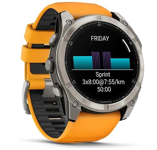 Smart Watch Garmin Fenix 8 51mm Amoled Spark Orange/Graphite ...