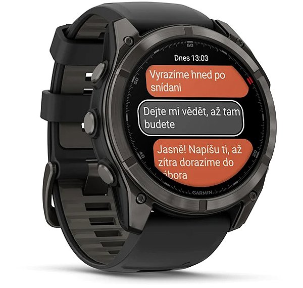 Smart Watch Garmin Fenix 8 Pro 51mm Sapphire Carbon Grey/Black ...