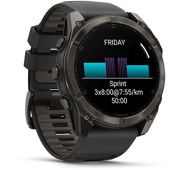 Smart Watch Garmin Fenix 8 51mm Sapphire Carbon grey ...