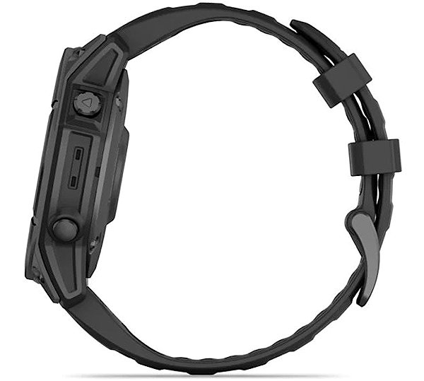 Smart Watch Garmin Fenix E 47mm Slate Gray Steel/Black Band ...