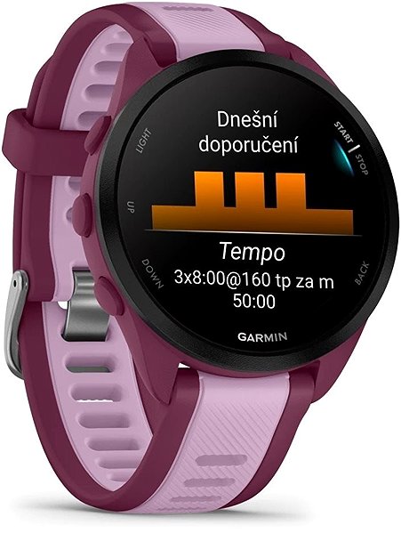 Smart Watch Garmin Forerunner 165 Music, Berry/Lilac ...