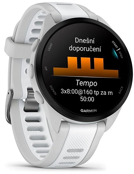 Smart Watch Garmin Forerunner 165 Music, Mist Grey/Whitestone ...