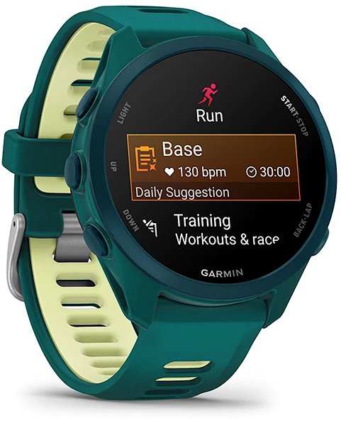 Smart Watch Garmin Forerunner 170 Music Teal Green/Citron ...