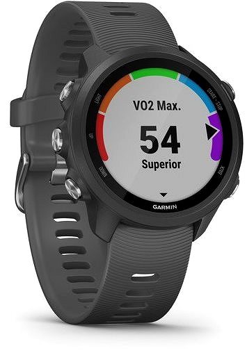Smartwatch Garmin Forerunner 245 Grey Seitlicher Anblick