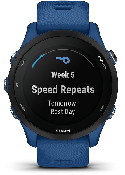 Smart Watch Garmin Forerunner 255 Tidal Blue Screen