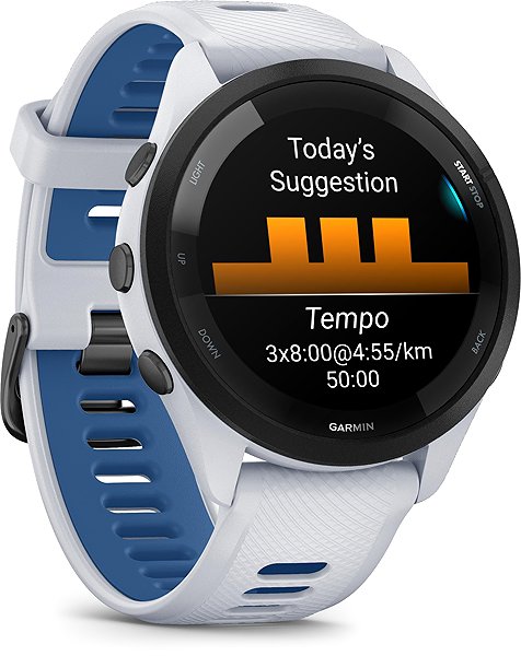Smart Watch Garmin Forerunner 265 Whitestone/Tidal Blue ...